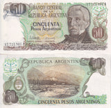Argentina 50 Pesos ARGENTINOS 1983 P 314 UNC
