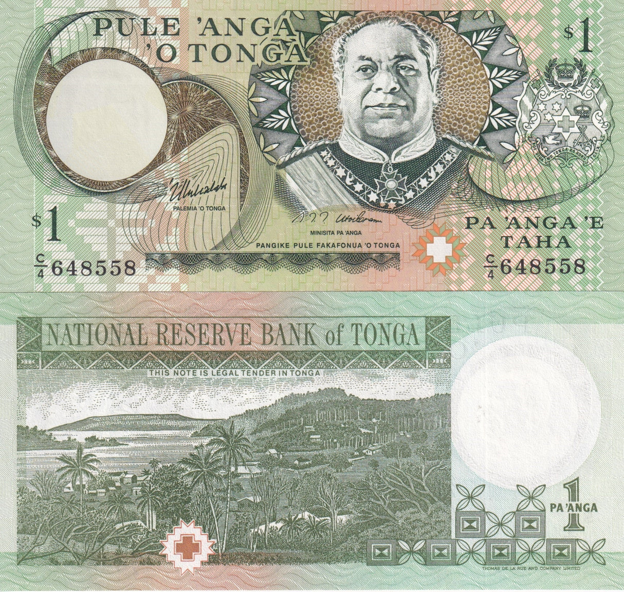 Tonga 1 Pa'anga 1995 P 31 d UNC