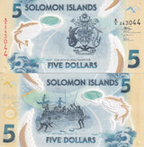 Solomon Islands 5 Dollars ND 2019 P 38 UNC