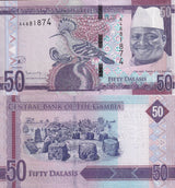 Gambia 50 Dalasis 2015 P 34 UNC
