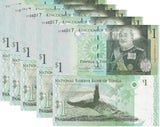 Tonga 1 Pa'anga 2009/2014 P 37 b UNC LOT 5 PCS