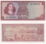 SOUTH AFRICA 1 RAND P 116 B WTM J VAN RIEBEECK UNC
