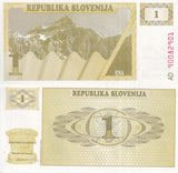 Slovenia 1 Tolar 1990 P 1 UNC