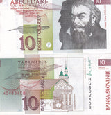 Slovenia 10 Tolarjev 1992 P 11 UNC