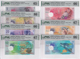 Maldives set 7; 5 -1000 Rufiyaa 2015 Matching P A26-P31 Gem UNC PMG 65 66 67 EPQ