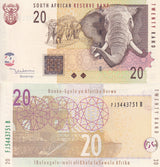 South Africa 20 Rands ND 2005 P 129 a UNC