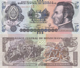 Honduras 5 Lempiras 2019 P 98 UNC