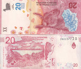 Argentina 20 Pesos ND 2017 P 361 UNC