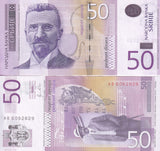 SERBIA 50 DINARA 2011 P 56 a UNC