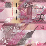 Kenya 50 Shillings 2019 P 52 aUNC