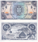 Western Samoa 2 Tala 1967-2020 OFFICIAL PRINT P 17 c UNC