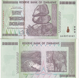Zimbabwe 50 Trillion Dollars 2008 P 90 AUnc
