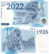 Great Britain P NEW FANTASY QEII 1926-2022 FOR COLLECTION TYPE 3