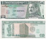 GUATEMALA 1 QUETZAL 1995 P 87 AU-UNC
