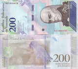 Venezuela 200 Bolivares 2018 P 107 UNC