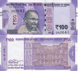 India 100 Rupees 2018 P 112 a UNC