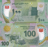 Mauritania 100 Ouguiya 2017 P 23 Polymer UNC