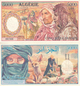 Algeria 5000 Francs 2025 Fantasy Art Fennec fox Sahara Limited