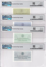 Russia Norway Set 4;1 2 3 5 Kopek ND 1979 Superb Gem UNC PMG 66 67 EPQ