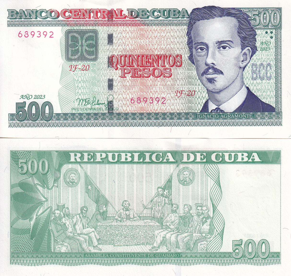 Central America 500 Pesos 2023 P 131 UNC