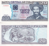 Central America 20 Pesos 2025 P 122 UNC ,Banana harvest, Camilo Cienfuegos