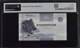 Faeroe Islands 50 Kronur 2011 P 29 Superb GEM UNC PMG 70 EPQ Extra Star TOP POP