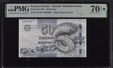 Faeroe Islands 50 Kronur 2011 P 29 Superb GEM UNC PMG 70 EPQ Extra Star TOP POP