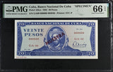 Central America 20 Pesos 1983 P 105cs Specimen GEM UNC PMG 66 EPQ