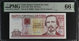 Central America 100 Pesos 2016 P 129 h GEM UNC PMG 66 EPQ