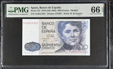 Spain 500 Pesetas 1979 ND 1983 P 157 GEM UNC PMG 66 EPQ