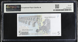 Euro 5 Euro Germany 2002 P 1 x Superb Gem UNC PMG 70 EPQ Extra Star TOP POP