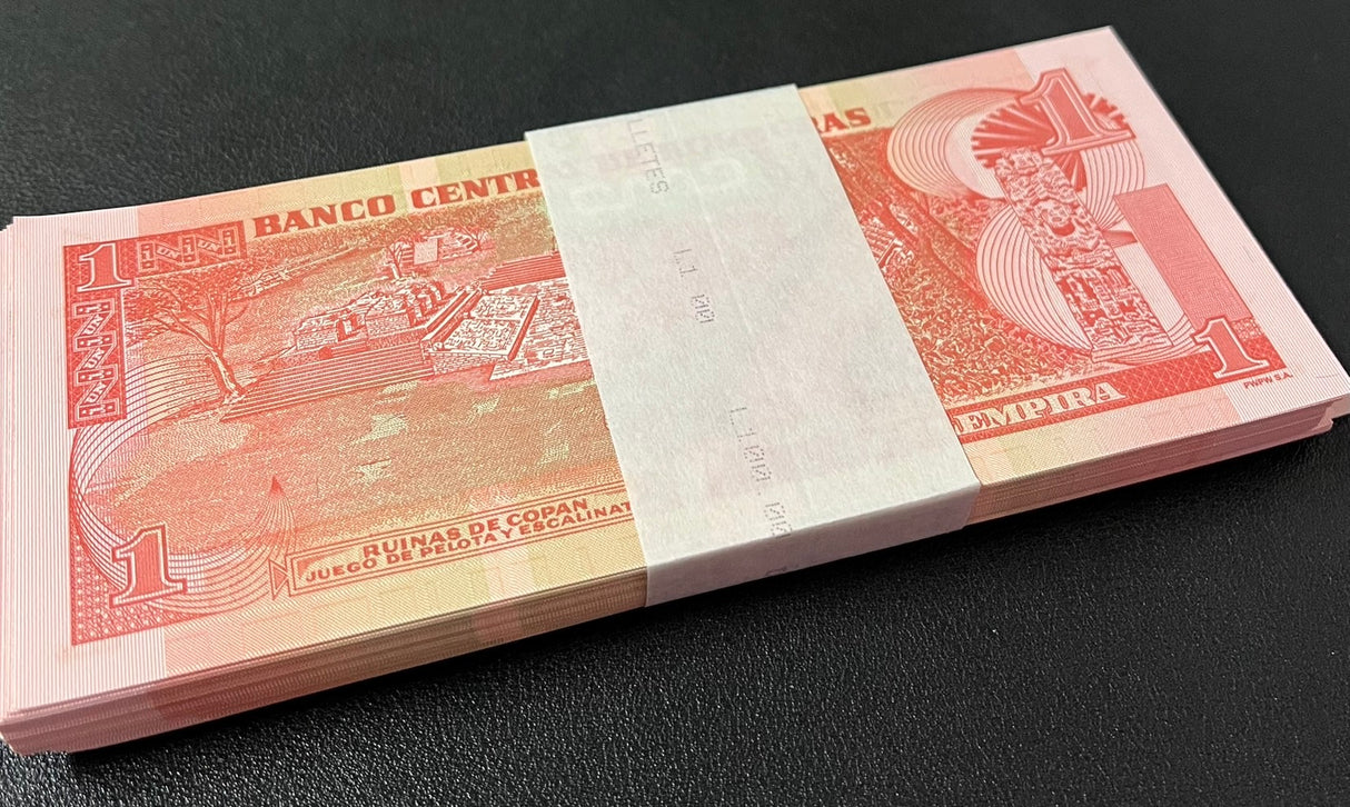 Honduras 1 Lempira 2019 P 96 UNC LOT 100 PCS