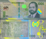 Mozambique SET 2 UNC 500 1000 Meticais 2024 PAPER new family P 159 160