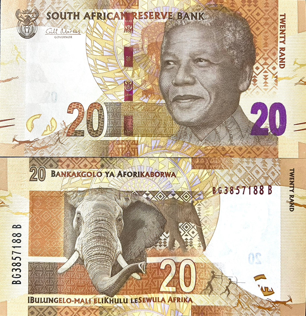 South Africa 20 Rands ND 2012 P 134 UNC