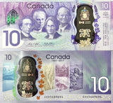Canada 10 Dollars 2017 P 112 Polymer Comm. UNC