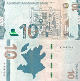 Azerbaijan 10 Manat 2021 / 2022 P 40 a UNC