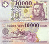 HUNGARY 10,000 10000 FORINT 2015 P 206 UNC