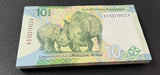 South Africa 10 Rand 2023 P 148 UNC LOT 100 Pcs 1 BUNDLE
