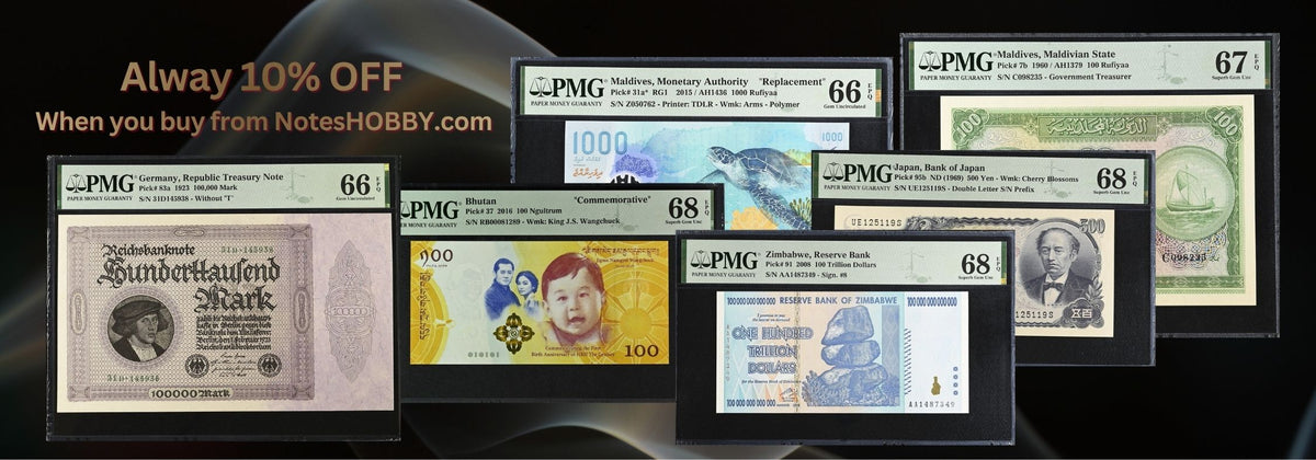 Notes Buy Online Store for Collectible Notes – NotesHOBBY