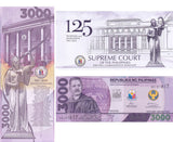 Philippines 3000 Pesos 2026 Commemorative 125th P 242 NEW UNC ,Justice W/Folder