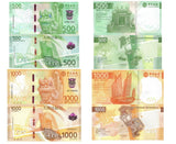 Macau set 4 UNC 500 1000 Patacas 2020 / 2026 P 94 95 133 134 BNU BOC Lion