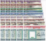 Mauritania SET 10 X LOT 5 = 50 UNC 100 200 500 1000 2000 1981-2015 P 3D 4 5-P 20