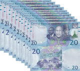Lesotho 20 Maloti 2024 2025 P New Hybrid LOT 10 UNC