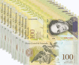 Venezuela 100000 Bolivares 2017 P 100 b UNC LOT 10 PCS