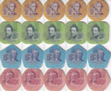 Transnistria Set 4 x 5 Lots = 20 Coins 1 3 5 10 Rubles 2014 Plastic UNC