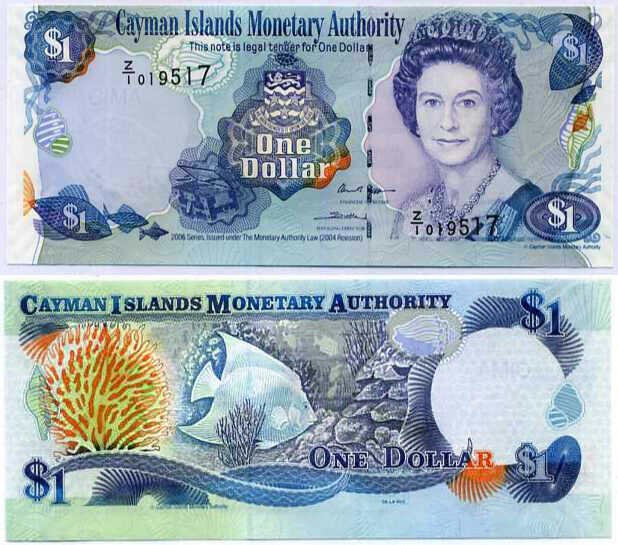 CAYMAN ISLANDS 1 DOLLARS 2006 P 33 Z/1 REPLACEMENT UNC
