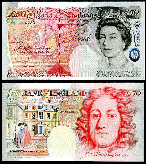 Great Britain 50 Pounds England ND 1994 (2006) A. Bailey P 388 UNC