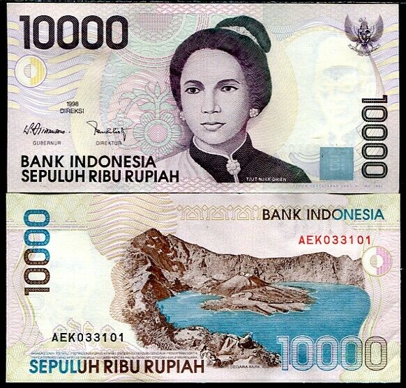 Indonesia 10000 Rupiah 1998/1998 P 137 UNC