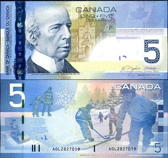 CANADA 5 DOLLARS 2006/2006 P 101A UNC