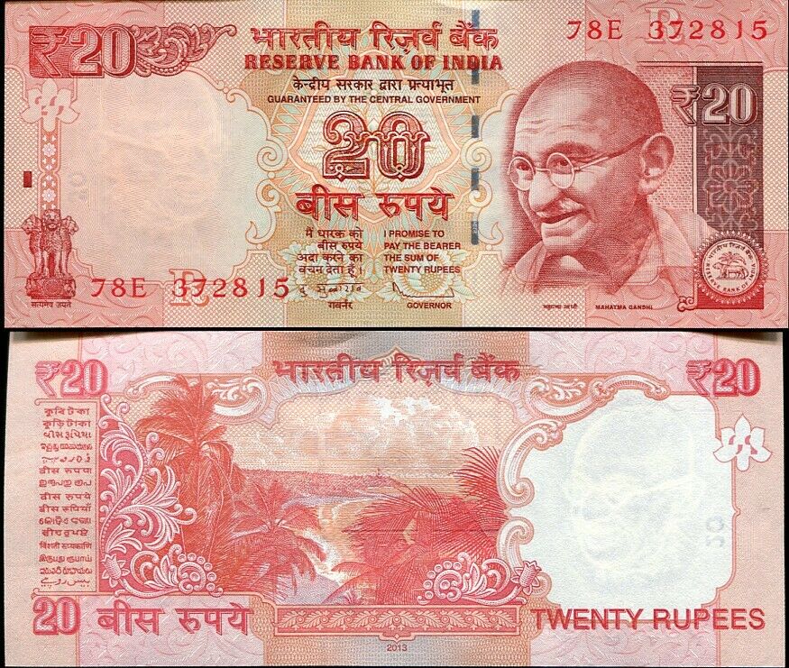 INDIA 20 RUPEES 2013 P 103 UNC